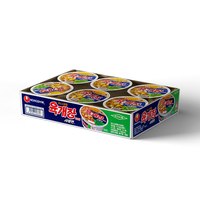 88VIP：农心 韩国进口辣牛肉泡菜小碗面方便面拉面速食桶装免煮泡面整箱