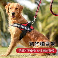 狗狗胸背式牵引绳遛狗绳狗链子拉布拉多金毛泰迪大中小型宠物用品