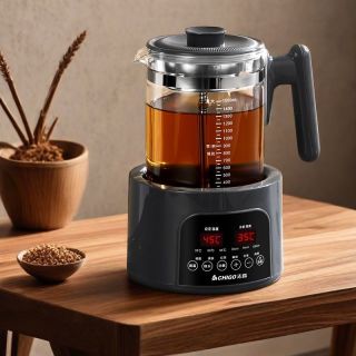 志高 家用烧水壶1.5L电热水壶小型煮茶式全自动保温多功能玻璃恒温壶