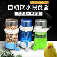 芦丁鸡专用饮水器自动喂食器导水喝水器八哥鸽子鸟食器鸟笼鹦鹉用