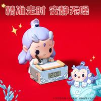 得力 盲盒玩偶电子时钟正版哪吒IP授权6款萌趣造型哪吒学堂时钟开学季学生必备-NZ866礼物