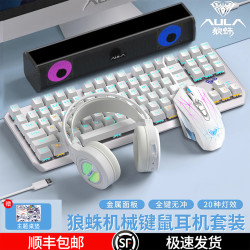 狼蛛 F3087键盘鼠标套装游戏键盘电脑笔记本键盘套装办公
