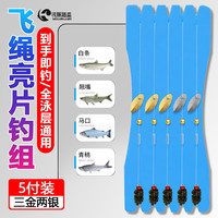 瓜子亮片套装手工精绑马口路亚毒蚊飞蝇多种钩钓组助投器白条微物