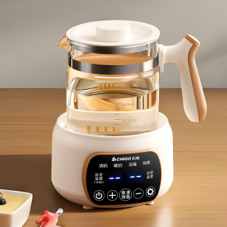 志高 多功能煮茶器办公室烧水壶调奶暖奶器黑茶花茶壶全自动泡茶壶