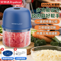 荣事达 电动捣蒜器家用搅拌机小型绞肉机多功能蒜泥神器