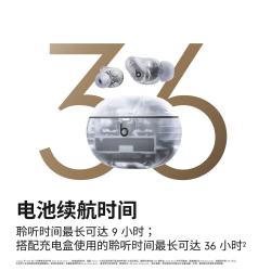 Beats Studio Buds + 入耳式降噪蓝牙耳机 透明