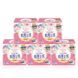 elis 大王elis爱璐茜光羽棉柔透气日用卫生巾250mm60片