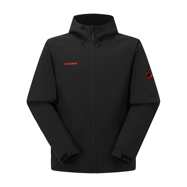 20点开始：MAMMUT Clion 户外软壳衣 刺绣红标 抓绒款 1011-02062