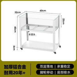 酷爬 乌龟饲养缸生态造景绿植大型水陆缸家用免换水养龟专用超大玻璃缸