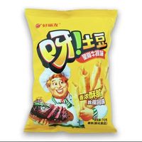 好丽友 一口酥脆 呀！土豆 薯条 里脊牛排味 70g 多口味选择