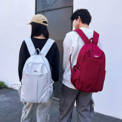 森马 大容量简约百双肩包 初高中大学生通勤旅行背包