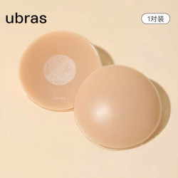 Ubras 果冻硅胶乳贴 女士胸贴 1对 圆形