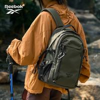 Reebok 运动户外双肩包男士大容量短途旅行徒步登山轻便背包女 海鸭绿