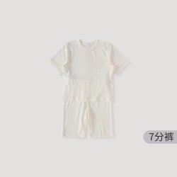 巴厘小猪 莫代尔牛油果 儿童睡衣套装 象牙白 73cm