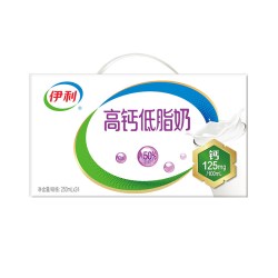 伊利 8月新货 伊利高钙低脂奶整箱24批发营养早餐搭档节日送礼