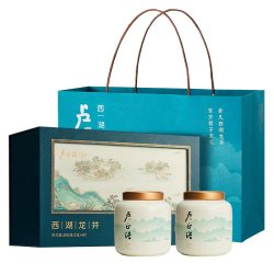 卢正浩 2023新茶卢正浩明前特级西湖龙井茶茶叶礼盒装绿茶卢派1030
