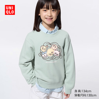优衣库 CHIIKAWA UT 女童卫衣 嫩绿色 140cm