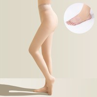 茉寻 加绒防勾丝 肉色 美腿袜