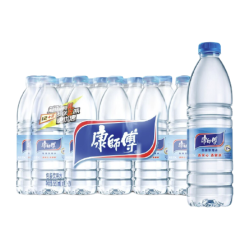 康师傅 饮用纯净水550ml*24瓶  饮用水家庭办公用水 整箱装 热门商品