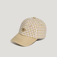 88VIP：adidas 格纹运动遮阳棒球帽女子adidas Originals阿迪达斯三叶草官方