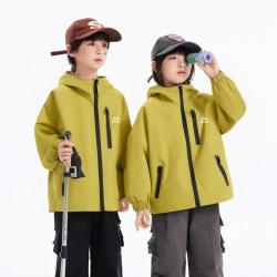 雪中飞 秋季新品纯色童装上衣潮流休闲中大童外套