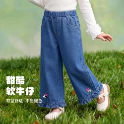 Disney baby 迪士尼宝宝 26年春秋迪士尼女童柔软牛仔裤宝宝裤子婴幼裤子