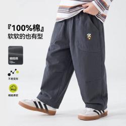 嘟嘟家 儿童裤子男童工装裤女童休闲裤秋装宝宝长裤春秋潮