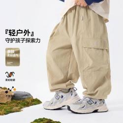 嘟嘟家 儿童工装裤春秋男童裤子女童运动裤秋装宝宝登山裤潮