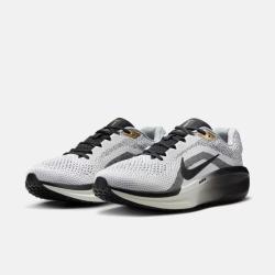 NIKE Winflo 11 SE 男子公路跑鞋 HQ7975-100 白/黑/金属金/浅烟灰/帆白 44