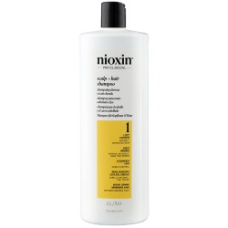 NIOXIN 1号2号洗发水防掉脱发去油控油蓬松去屑无硅油1000ml