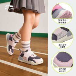 LI-NING KIDS 李宁小童一脚蹬2026新款秋季网面透气网鞋幼儿园宝宝女童鞋运动鞋