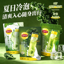 立顿 夏日冷泡新品0糖0脂双份茶多酚抹茶绿茶