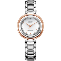 CITIZEN 光动能系列 女士腕表 EM0668-83A 31mm