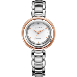 CITIZEN 光动能系列 女士腕表 EM0668-83A 31mm