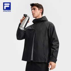 FILA 多功能运动外套26秋季新款男款轻薄夹克软壳防风衣通勤穿搭 （3色可选）