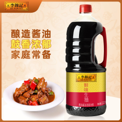 李锦记 非转黄豆酿造 鲜味生抽  鲜味生抽2.22kg*1桶 2.22kg