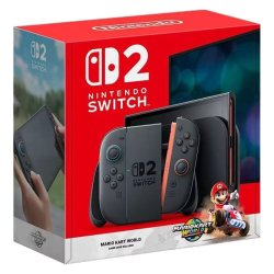 任天堂 香港直邮任天堂Switch 2马里奥同捆海外版游戏机多语言掌机新款