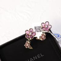 CHANEL 95新 Chanel/香奈儿 柚礼中古/香奈儿花朵耳钉TT604005