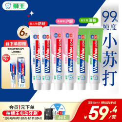 狮王 White&White美白牙膏 120g