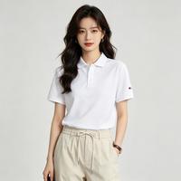 Champion 26春夏新男女同款短袖POLO衫T恤休闲舒适宽松