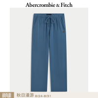 PLUS会员：Abercrombie & Fitch 经典小麋鹿图案美式毛圈布直筒运动卫裤长裤26春男装134-6020 深蓝色 M (180/80A)