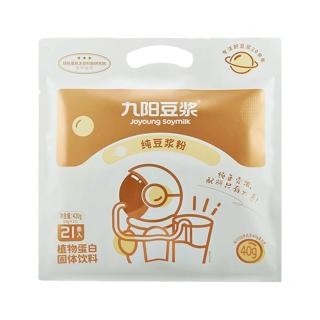 九阳豆浆 纯豆浆粉太空豆浆高蛋白原味无添加健身早餐