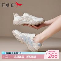 红蜻蜓 女鞋休闲运动鞋 夏季轻便网面透气小白鞋旅游通勤百搭女士网面鞋