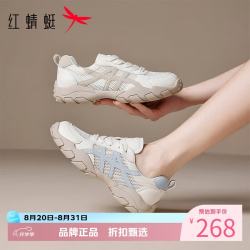 红蜻蜓 女鞋休闲运动鞋 夏季轻便网面透气小白鞋旅游通勤百搭女士网面鞋