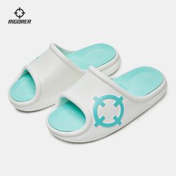 准者 Z121360511 防水防滑软弹 白/绿 运动拖鞋
