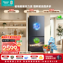 海信 大薄荷系列 BCD-550E5SFQKD 风冷法式门冰箱 550L