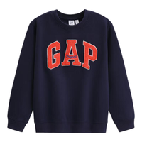 Gap/盖璞 804993 撞色Logo抓绒圆领卫衣