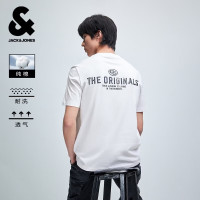 杰克琼斯 男装夏季短袖T恤合集 226201185A06本白色