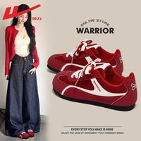 回力 旗舰店红色德训鞋女鞋2026夏季新款软底运动鞋休闲板鞋休闲鞋
