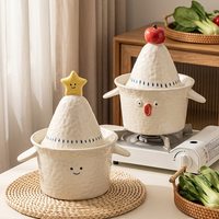 THERMOS 膳魔师 可爱塔吉砂锅家用煲汤耐高温干烧不裂燃气灶专用陶瓷炖汤锅